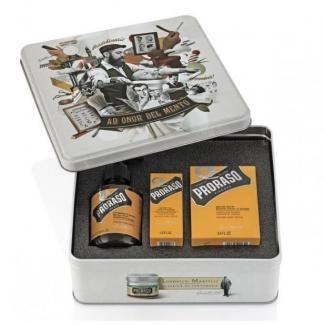 Beard Kit Wood  Spice Proraso